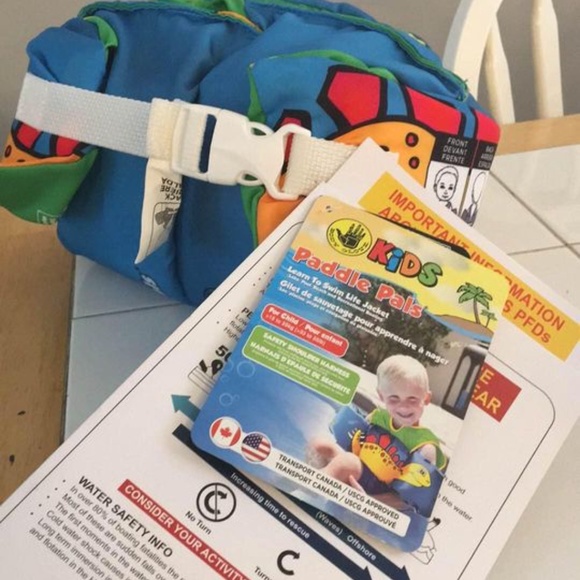 BRAND NEW body glove dinosaur paddle pals swim life  jacket 33-55 lbs (15-25 kg) - Picture 4 of 5